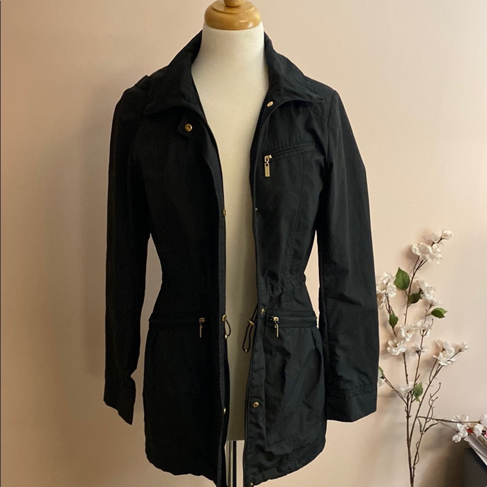 Cole Haan Lightweight Black Utility Jacket - Women’s Small